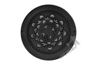 KRATKA WENTYLACYJNA NR 19 OKRĄGŁA KORONKOWA ŻELIWNA KOMINKOWA ZEWNĘTRZNA WEWNĘTRZNA SIATKA KRATA RUSZT