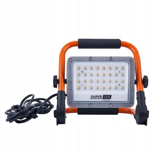 Halogen LED Budowlany 50W 5500lm Uchwyt Przenośny przewód 230V z na Arena.pl