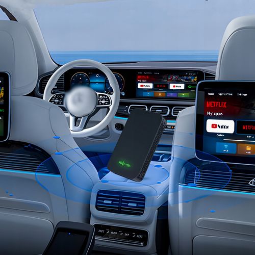 ADAPTER CARPLAY BEZPRZEWODOWY SAMOCHODOWY ANDROID AUTO IPHONE USB na Arena.pl