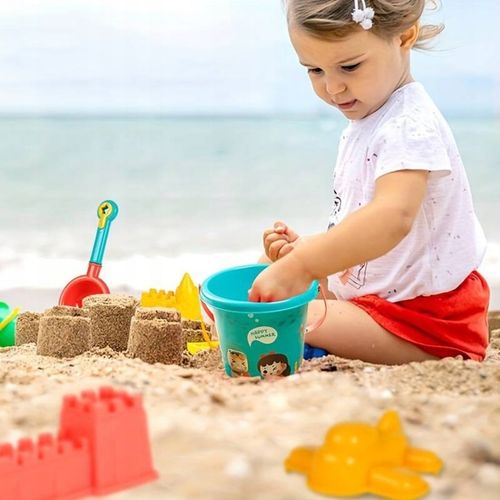 ZABAWKI DO PIASKU NA PLAŻE FOREMKI WIADERKO ŁOPATKA KONEWKA ZESTAW XXL na Arena.pl