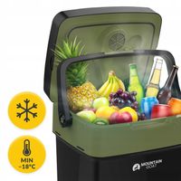 LODÓWKA TURYSTYCZNA ELEKTRYCZNA SAMOCHODOWA PODRÓŻNA PRZENOŚNA GRZANIE 29 L