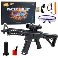 Karabin Szturmowy Na Kulki Wodne Hydrożelowe Celownik Okulary Czarny 86cm