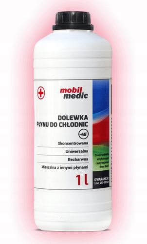 DOLEWKA PŁYNU DO CHŁODNIC MOBIL MEDIC BEZBARWNA UNIWERSALNA 1L na Arena.pl