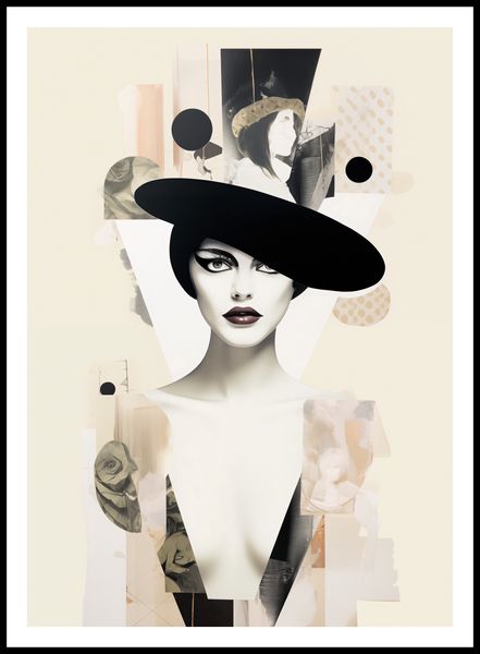 Plakat 64x90cm Portret en Décalage zdjęcie 3