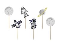 Pikery na tort Kosmos, 6 szt.