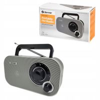 Radio FM kuchenne PRZENOŚNE sieciowo-bateryjne strojenie analogowe Denver