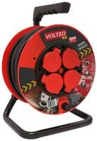 przedłużacz heavy duty na bębnie 50m przewód h05rr-f 3*1,5mm - vt-420-5015