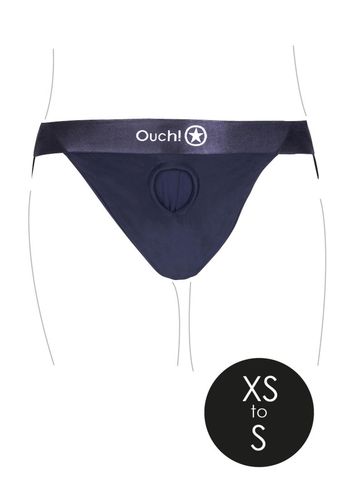 Vibrating Strap-on Panty Harness with Open Back - XS/S na Arena.pl