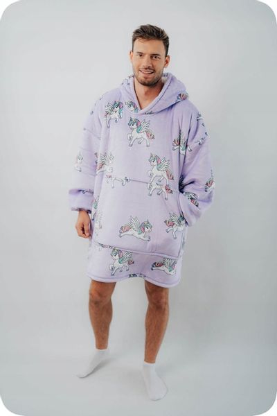 KOC BLUZA Comfy Moment Kocobluza bluzokoc Unicorn Oversize 2w1 prezent zdjęcie 14