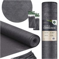 SIATKA CIENIUJĄCA 95% UV OSŁONA MASKUJĄCA 1,5x50m 180g/m NA OGRODZENIE PŁOT