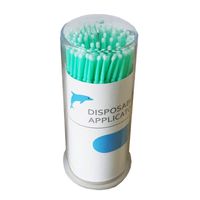 Mikroszczoteczki aplikatory do rzęs średnie 1.5, 100szt