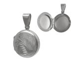 ELEGANCKI OKRĄGŁY SREBRNY OTWIERANY WISIOREK SEKRETNIK PUZDERKO WZOREK WZÓR