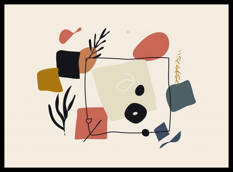 Plakat 55x40cm Abstrakcyjny Dialog zdjęcie 2