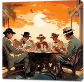 Obraz 90x90cm Posiedzenie w Tropikach