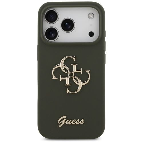 Etui Guess Silicone Big 4G Script do iPhone 17 Pro Max khaki na Arena.pl