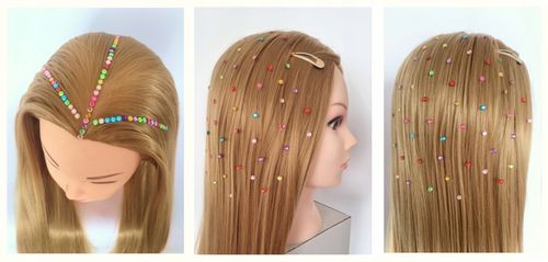 GŁÓWKA głowa treningowa fryzjerska STATYW 70-80 cm na Arena.pl