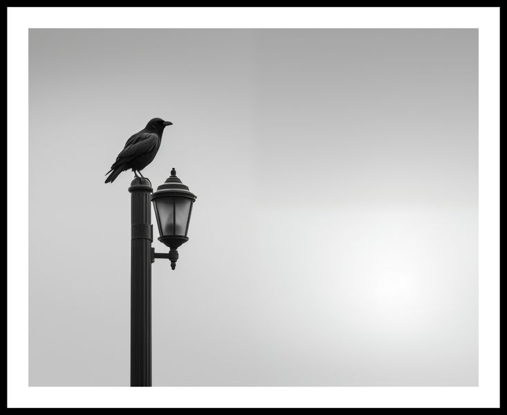 Plakat 76x60,5cm Samotny Postój Kruka zdjęcie 3
