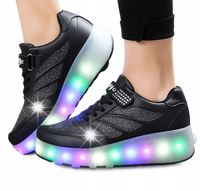BUTY z ROLKAMI podświetleniem LED butorolki usb ROLKI (I024)
