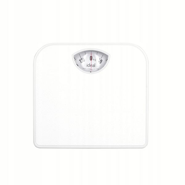 MECHANICZNA WAGA ŁAZIENKOWA KLASYCZNA ANALOGOWA DO 130KG IZ9201 BIAŁA zdjęcie 2