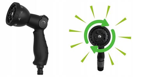 Zwijacz do wody HEVA wąż automatyczny ogrodowy 15m+1,5m pistolet zraszacz na Arena.pl