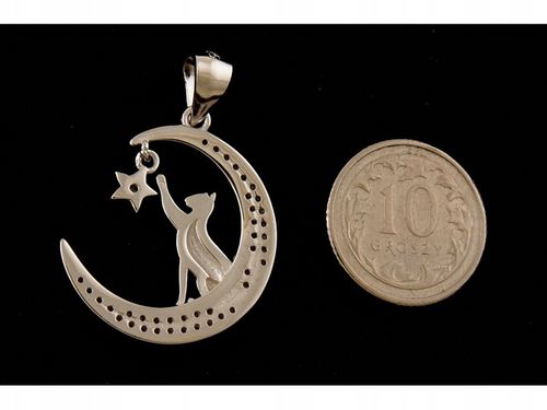 WISIOR KOT KOTEK MOON CAT w0453 - 2,1g. na Arena.pl