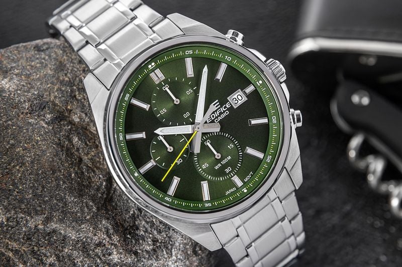 zegarek męski casio edifice efv-610d-3cvuef + box zdjęcie 4
