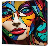 Obraz 70x70cm Spójrz Mi W Oczy