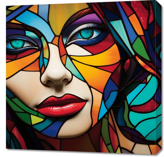 Obraz 70x70cm Spójrz Mi W Oczy zdjęcie 1