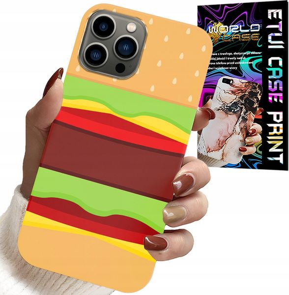 ETUI DO IPHONE 11 PRO - CASE BURGER CHEESEBURGER OBUDOWA PREZENT zdjęcie 1