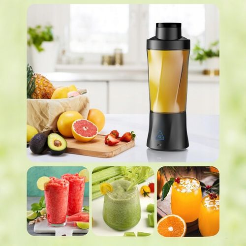 BLENDER KIELICHOWY DO SMOOTHIE KOKTAJLI RĘCZNY Bezprzewodowy USB PRZENOŚNY na Arena.pl