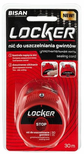 NIĆ NITKA DO GWINTÓW USZCZELNIAJĄCA ZAMIAST PAKUŁ TEFLONU LOCKER 30 mb na Arena.pl