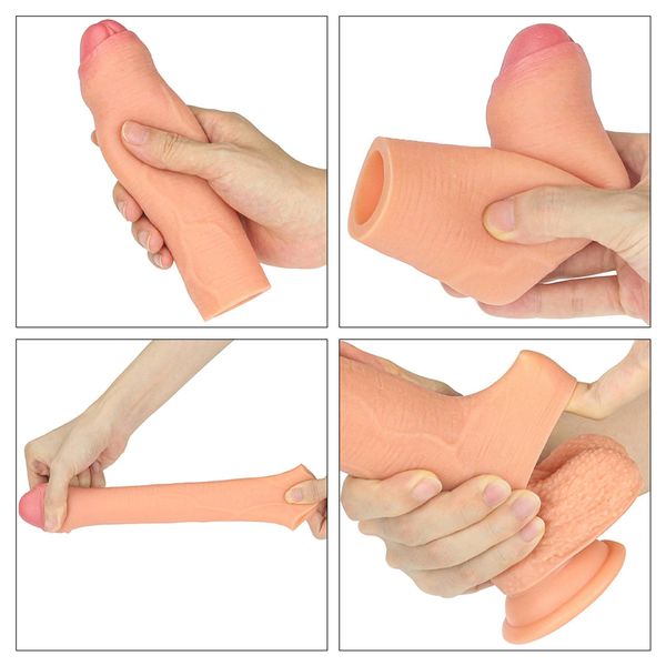Add 1"" Revolutionary Silicone Nature Extender Uncircumcised zdjęcie 5