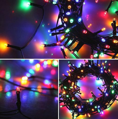 LAMPKI CHOINKOWE NA CHOINKĘ ŚWIĄTECZNE 500 LED MULTIKOLOR WEWNETRZNE ZEW. na Arena.pl