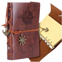 Notes Planer Notatnik z Okładką TSG-363 Eko Skóra A6 75 Kartek na Prezent