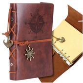 Notes Planer Notatnik z Okładką TSG-363 Eko Skóra A6 75 Kartek na Prezent