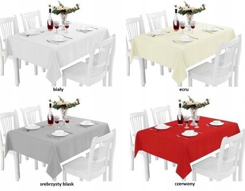 OBRUS GŁADKI MATOWY PRACTICAL 140x300 GRUBY KOLORY na Arena.pl