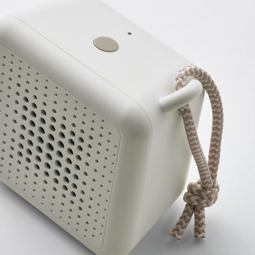 Głośnik bezprzewodowy Bluetooth USB-C wodoodporny IP67 5W 80h VAPPEBY biały na Arena.pl