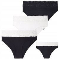 Majtki Figi Damskie Wysoki Stan Wiskozowe Eleganckie 3-szt MORAJ - 3XL