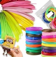 FILAMENT WKŁAD DO DŁUGOPISU MAGICZNEGO DRUKARKI 3D PLA 100m METRÓW MIX