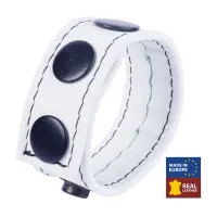 cocky pasek regulowany skorzany model white - maks. 60 mm, europejski