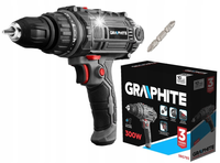 GRAPHITE DWUBIEGOWA WIERTARKO-WKRĘTARKA REGUL OBROTÓW 300W WALIZKA 58G793