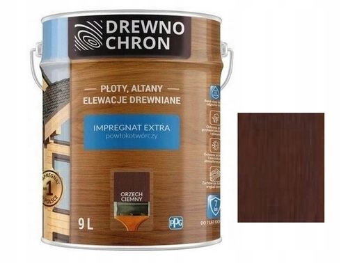 Drewnochron Impregnat Extra 9l ORZECH CIEMNY na Arena.pl
