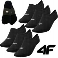 4F skarpetki męskie stopki czarne | zestaw 6 par 43-46