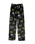 Spodnie Piżamowe Flanelowe - Batman - Ciepłe, Miękkie, Jesienne/Zimowe