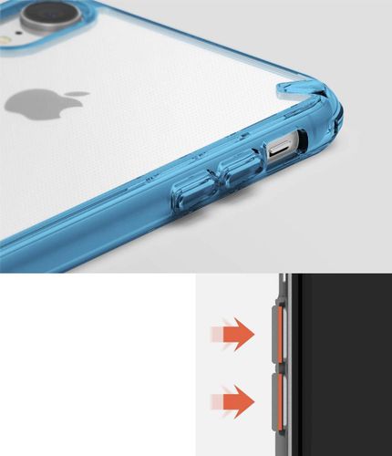 Etui Ringke Fusion do iPhone XR (Aqua Blue) na Arena.pl
