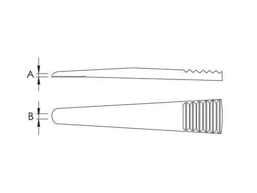 pęseta prosta 120mm - kn 92 64 43 na Arena.pl
