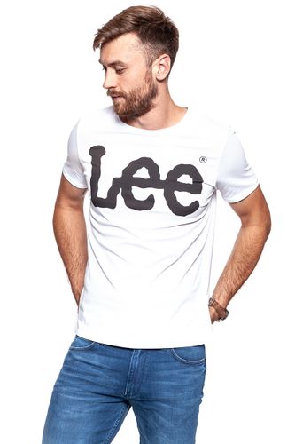 LEE LOGO TEE WHITE L64CAI12 S na Arena.pl