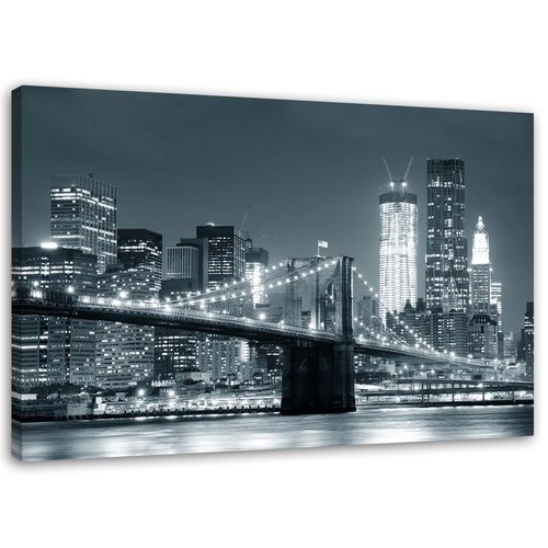 OBRAZ NA PŁÓTNIE Nowy Jork Most Manhattan 60x40 na Arena.pl