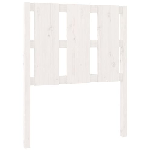 Wezgłowie łóżka, białe, 80,5x4x100 cm, lite drewno sosnowe na Arena.pl