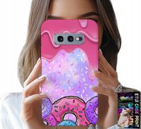 ETUI DO SAMSUNG GALAXY S10E - SŁODKIE DONUTY Z LUKREM W TLE + FOLIA